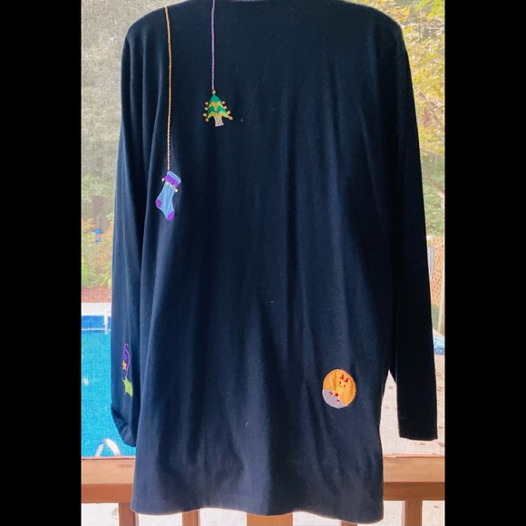 MICHAEL SIMON LITE VINTAGE CHRISTMAS CARDIGAN XL excellent - Picture 5 of 5